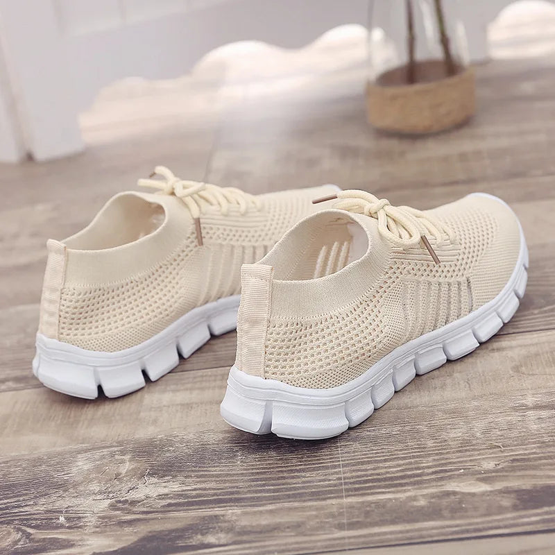 New Fashion Women's Shoes Platform Mesh Sneakers Lightweight Breathable Casual Shoes Women's Shoes on Offer