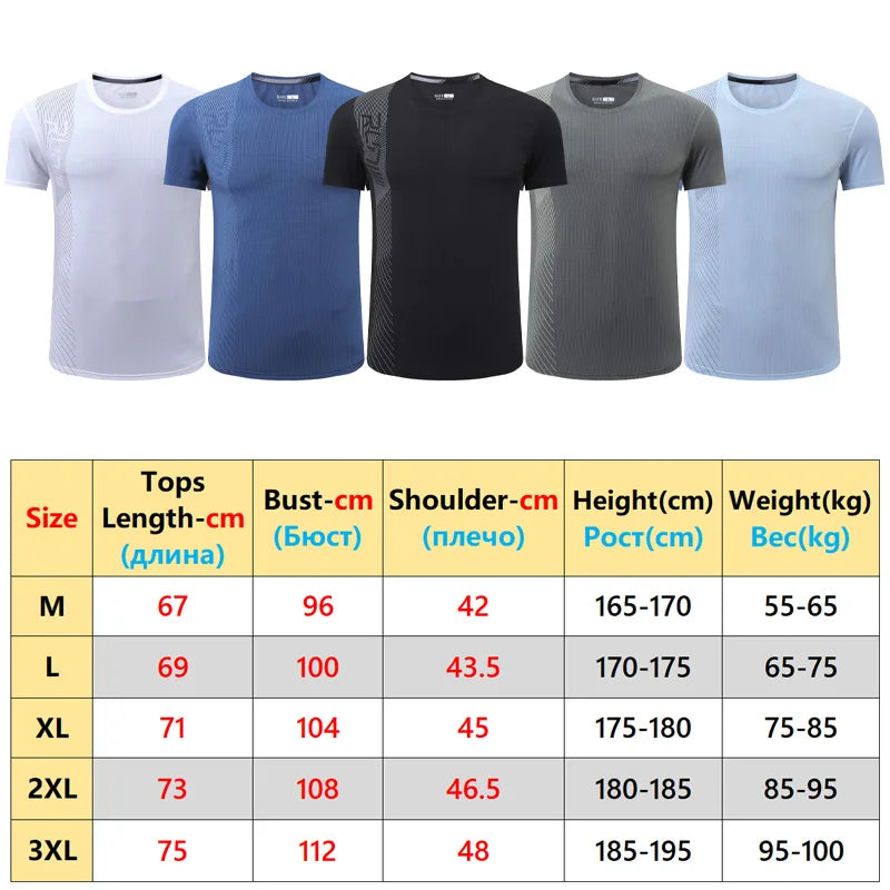 Men’s Workout T-Shirt – Quick-Dry Mesh Training Tee