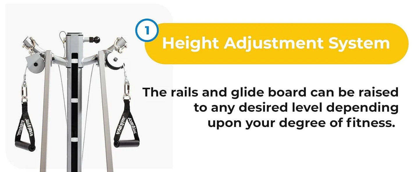 APEX Versatile Indoor Home Gym Workout Total Body Strength Training Fitness Equipment