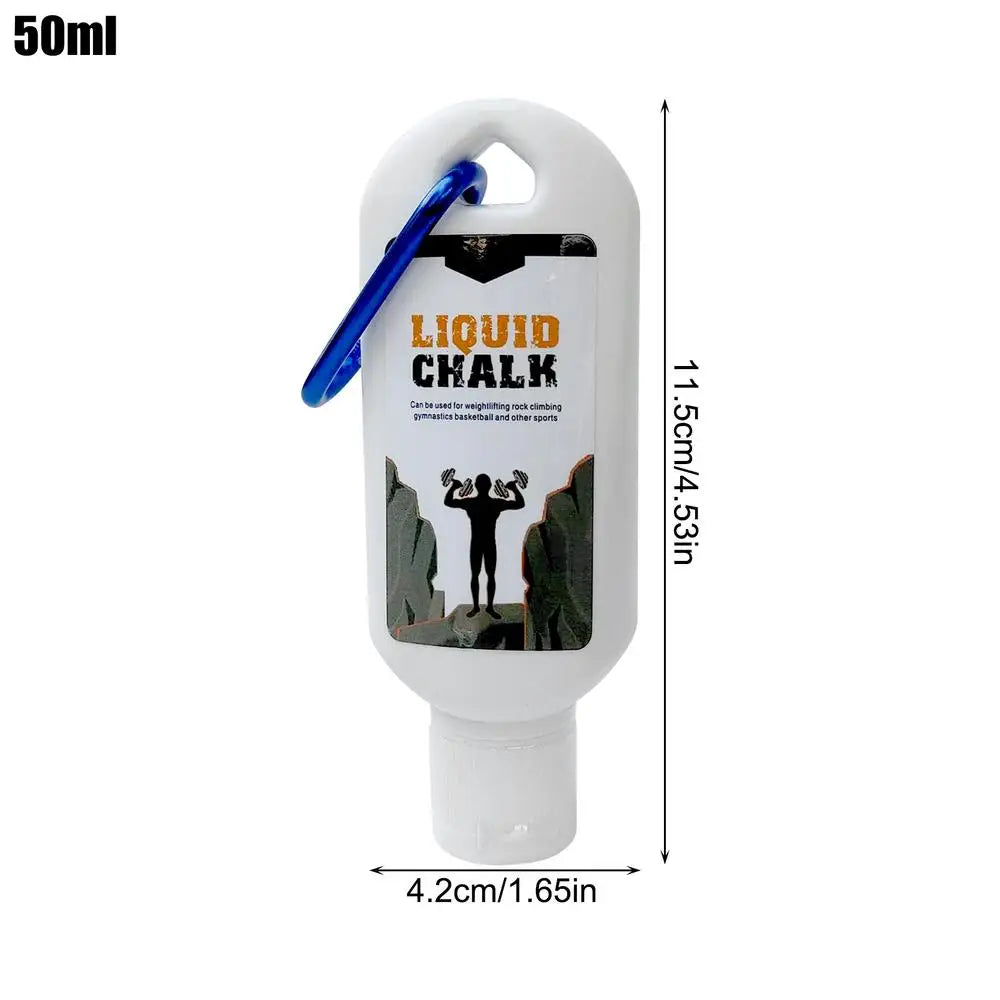 30/50/100ml Liquid Chalk Sports Magnesium Powder Fitness Weight Lifting Anti Slip Cream Grip WeightLifting Climbing Gym Sport