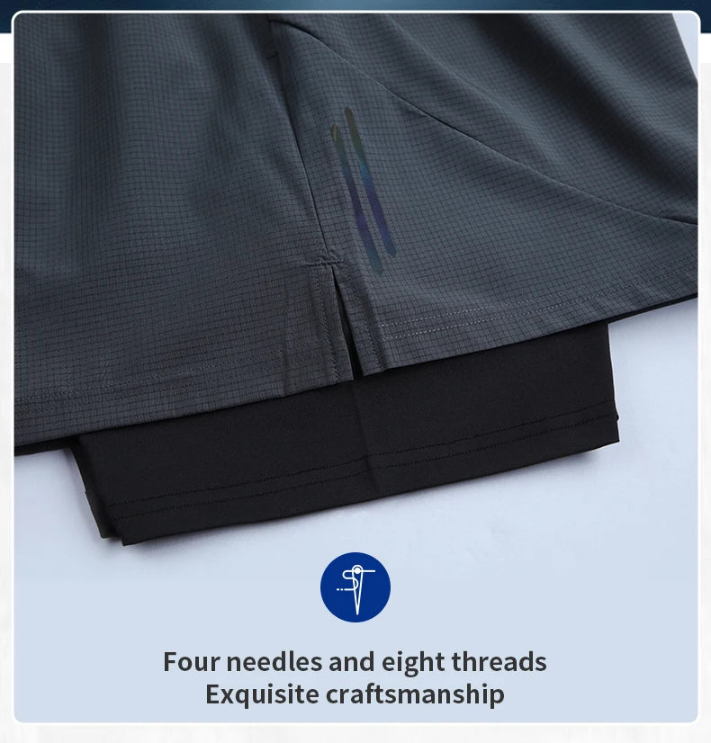 men's sport shorts Movement Rest Sport Run Breath Night Run Fitness Shorts