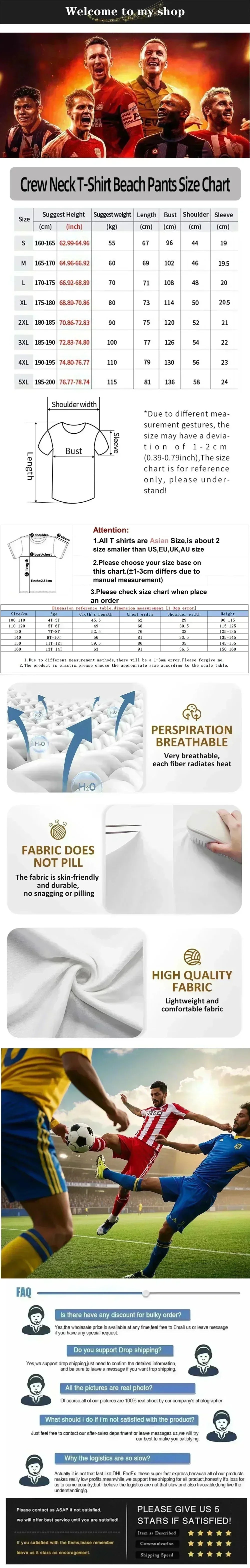 Shirt for Men & Boys 3D Printed Brazil Football