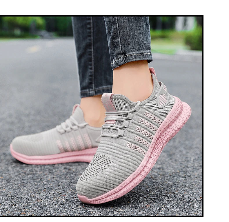 Women's work safety shoes are anti smashing, anti piercing, anti slip, wear-resistant, and outdoor fashionable sports shoes