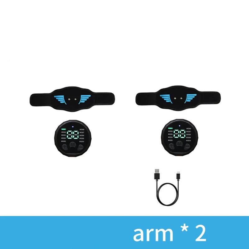 EMS Abdominal Toning Belt Muscle Stimulator Abs Trainer Muscle Toner USB Charge Body Shaping Lose Weight Fat Burn Fitness Unisex