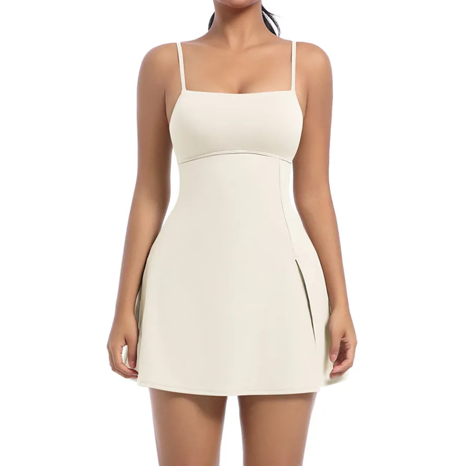 XL Pad Bodysuit Women Anti Shorts Yoga Set Gym Running One Piece Jumpsuit Tennis Skirt Workout Tracksuit Dance Fitness Bodysuit