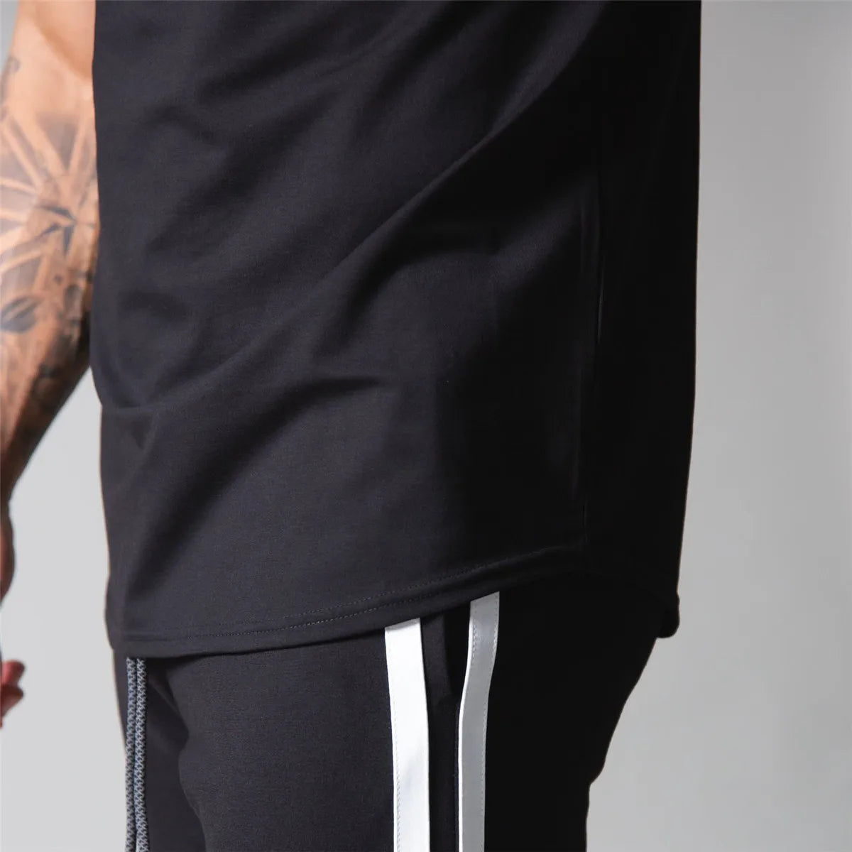 Red Men’s Gym T-Shirt – Short Sleeve, Cotton