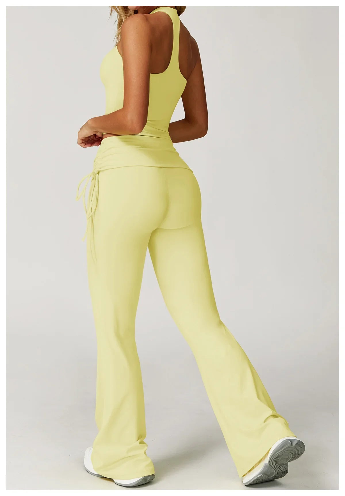 Women Tracksuit Gym Sports Suits 2 Pieces Yoga Set Fitness Vest Top Push Up Workout Clothes Female Athletic Leggings Sportswear