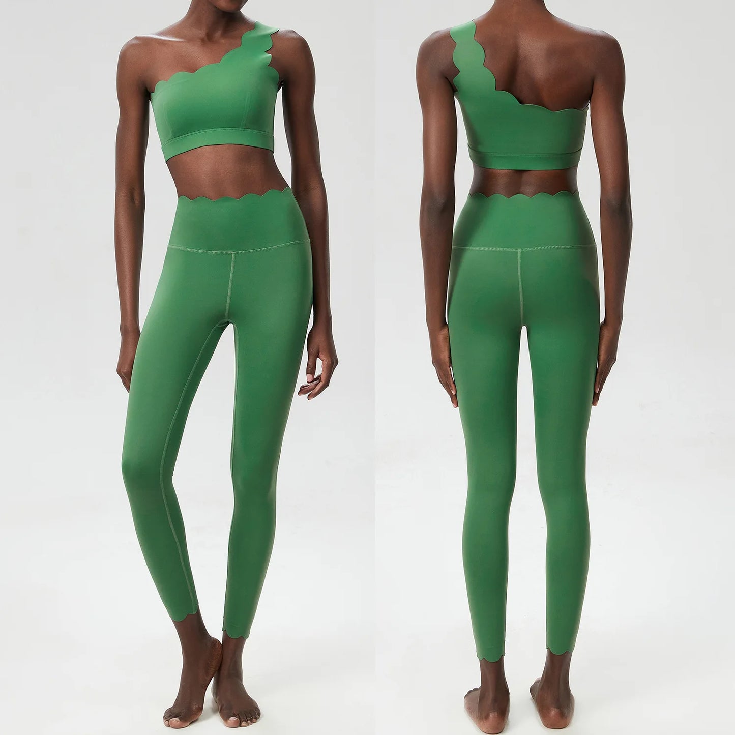 Women Two Pieces Fitness Yoga Set Buttery Soft Running Gym Suit Breathable Quick Dry Sportswear Female Strwetchy Workout Clothes