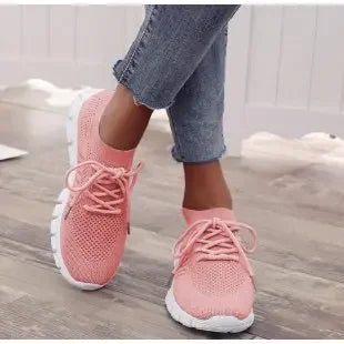 New Fashion Women's Shoes Platform Mesh Sneakers Lightweight Breathable Casual Shoes Women's Shoes on Offer
