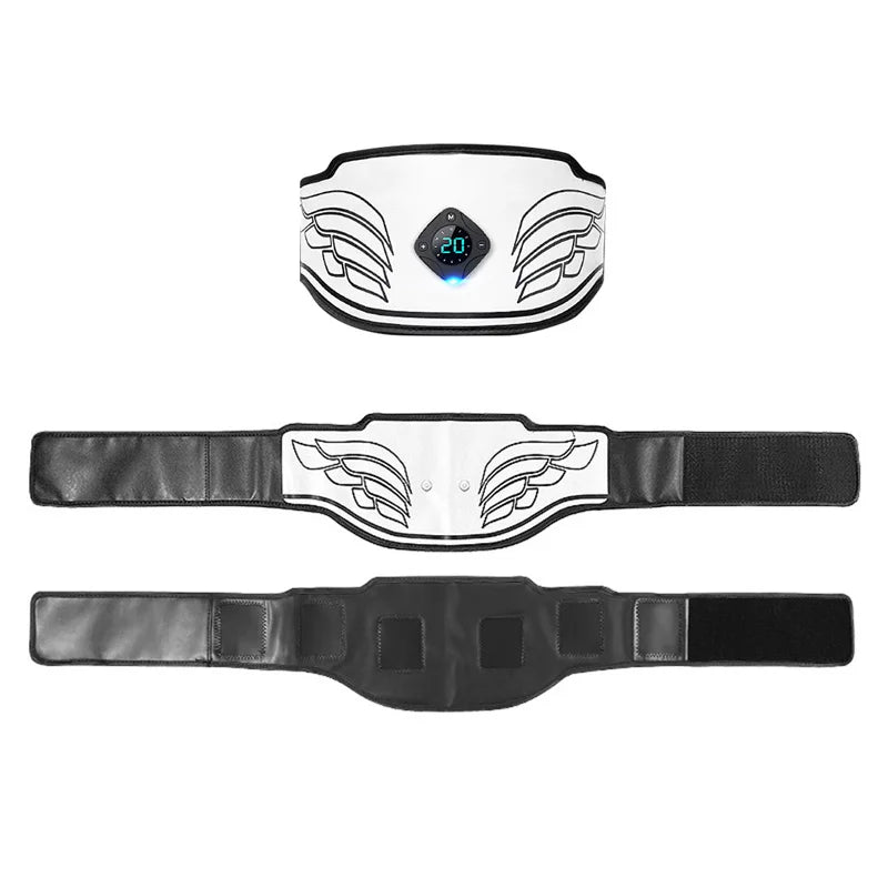 ABS Stimulator Ab Machine Abdominal Toning Belt EMS Muscle Toner USB Fitness Training Gear Loss Weight Equipment Home Gym Office