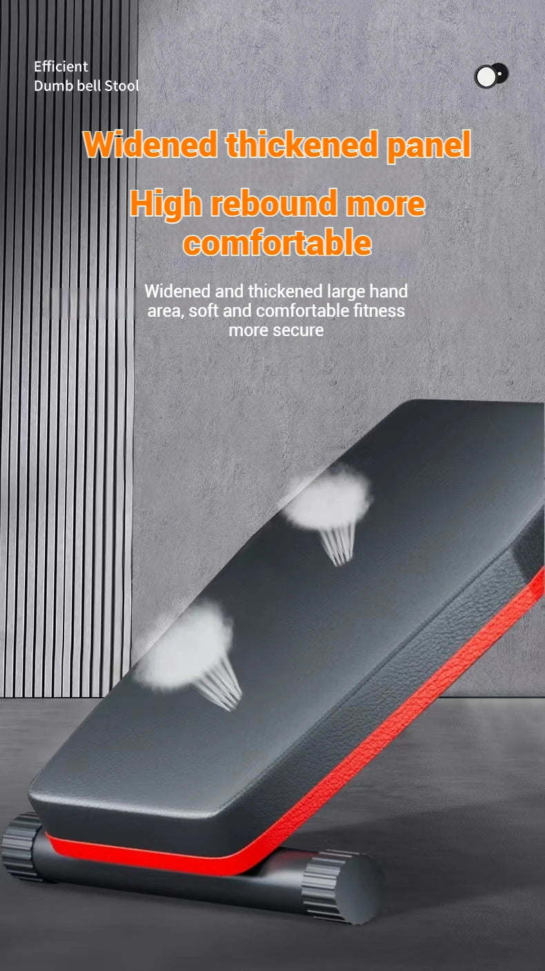 Dumbbell stool multifunctional six in one foldable home bird bench, bench, exercise chair, supine board fitness device