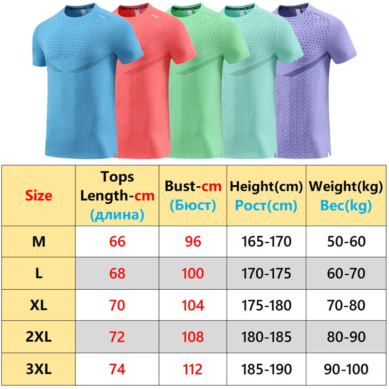 Quick Dry Gym T-Shirt – Breathable Short Sleeve