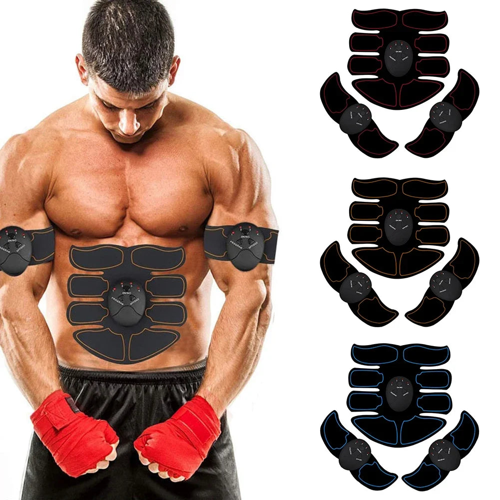 Wireless EMS Abdominal Muscle Stimulator Buttock Hip Trainer Waist Arm Leg Body Smart Slimming Massager Unisex Fitness Equiment