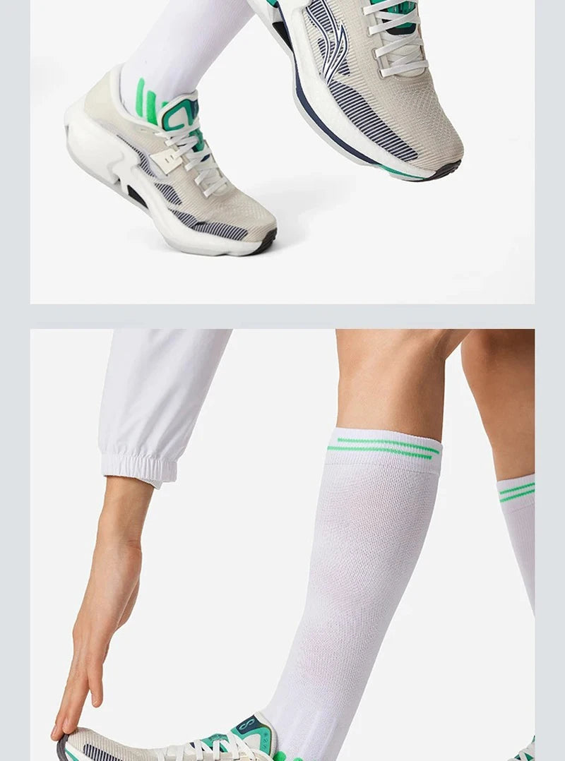 Li-Ning Men FURIOUS RIDER 8 Stability Running Shoes BOOM Cushion Stable Support Sport Shoes Anti-slip Wearable Sneakers ARZU007