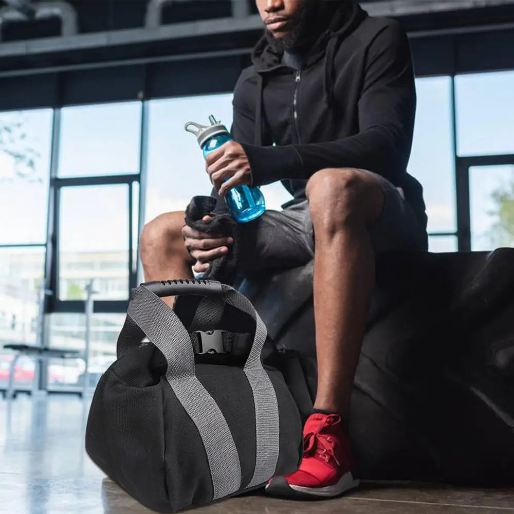 Adjustable Fitness Sandbag Portable Oxford Sand Kettlebell Soft Sand Bag Weightlifting Dumbbell For Home Training Fitness Yoga