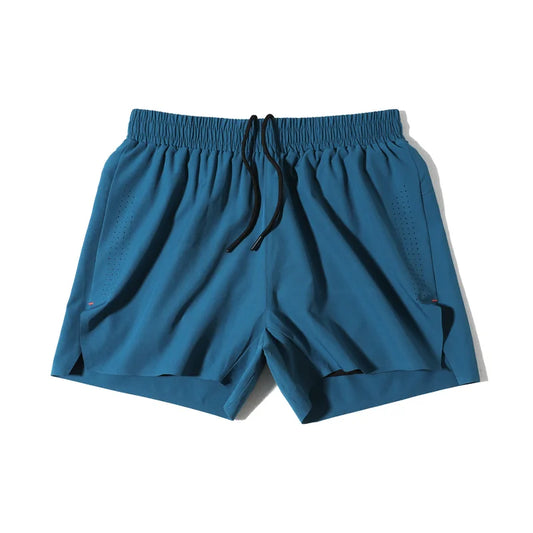 Men Sports Shorts Outdoor Zipper Pocket Joggers Running Shorts Mesh Quick Dry Training Fitness Five Pants Breathable Gym Shorts