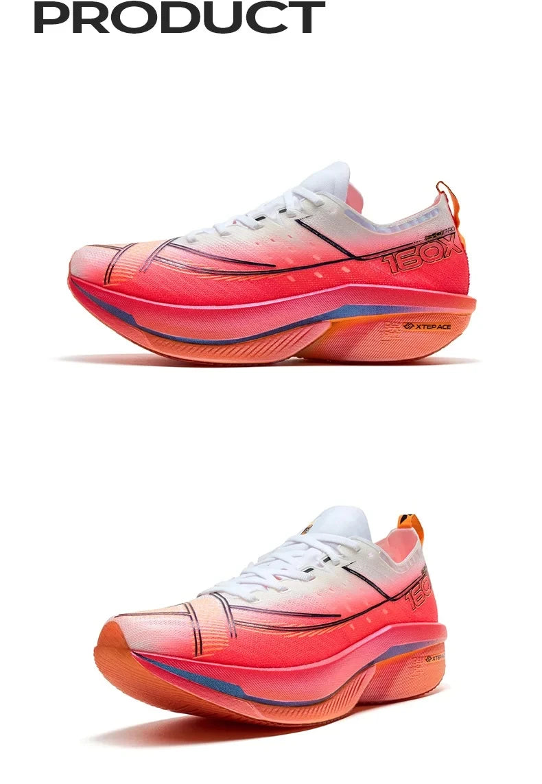 Xtep 160X 6.0 PRO Running Shoes For Men Stable Durable Racing Marathon Light Running Shoes Professional Marathon 975119110003