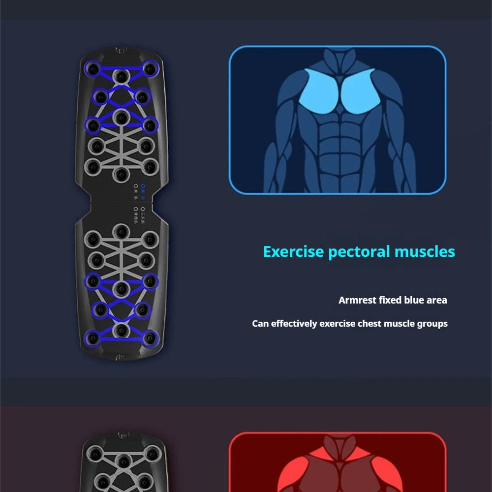 Foldable Multi-Functional Push Up Board Chest  Abs Training Equipment Portable Home Gym Fitness Tool for Men Core Workout