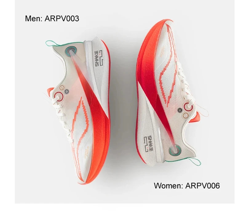 Li-Ning Men RED HARE 8 PRO Racing Running Shoes BOOM FIBER Cushion Stable Sport Shoes Light Anti-Slip Wearable Sneakers ARPV003