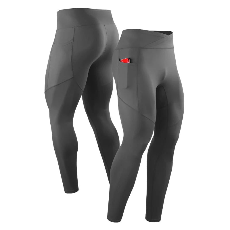 Men’s Sport Tights 2024 – Pocket Gym Leggings