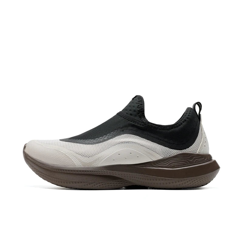 Xtep Soft Tube Running Shoes for Men Comfortable Breathable Slip-on Mesh Wear-Resistant Lightweight Male Sneakers 875219110061