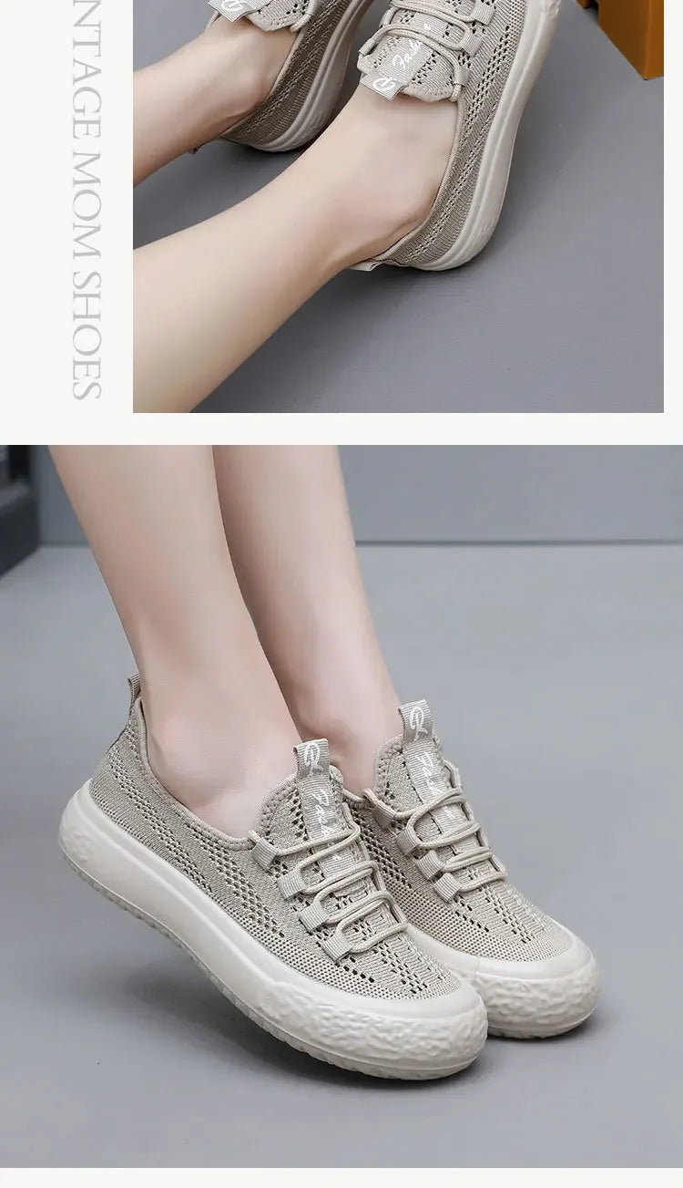 Comfort  Casual Sneaker Breathable   Women'S Shoes Summer 2025 Free Shipp Iing Shoes Lithe Women'S Shoes