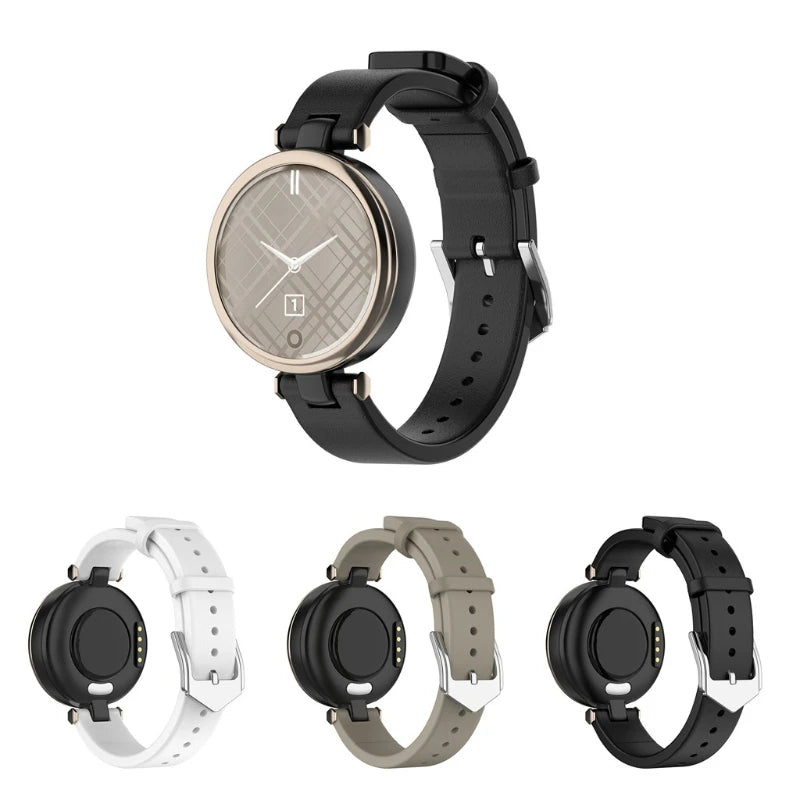 Genuine Leather Strap Sport Band Straps Women’s Sport Bracelet Replacement Watchband For - Lily for Smart watch Accessories