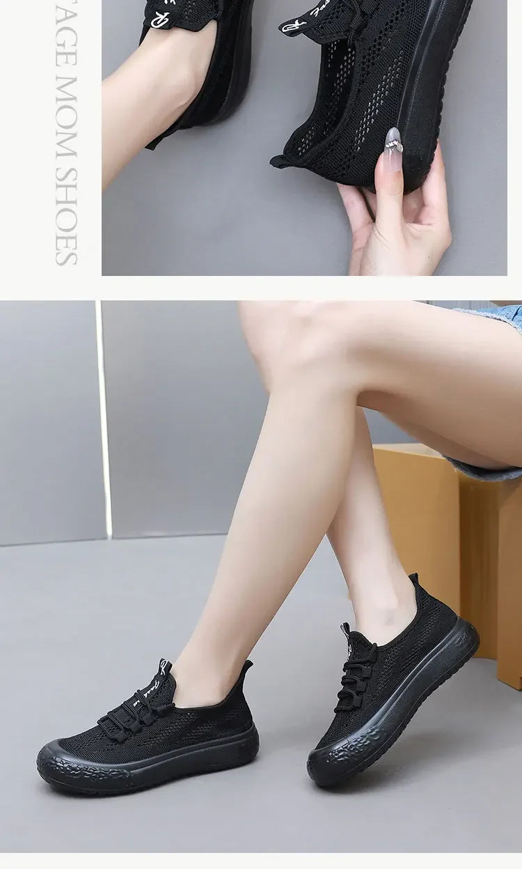 Comfort  Casual Sneaker Breathable   Women'S Shoes Summer 2025 Free Shipp Iing Shoes Lithe Women'S Shoes
