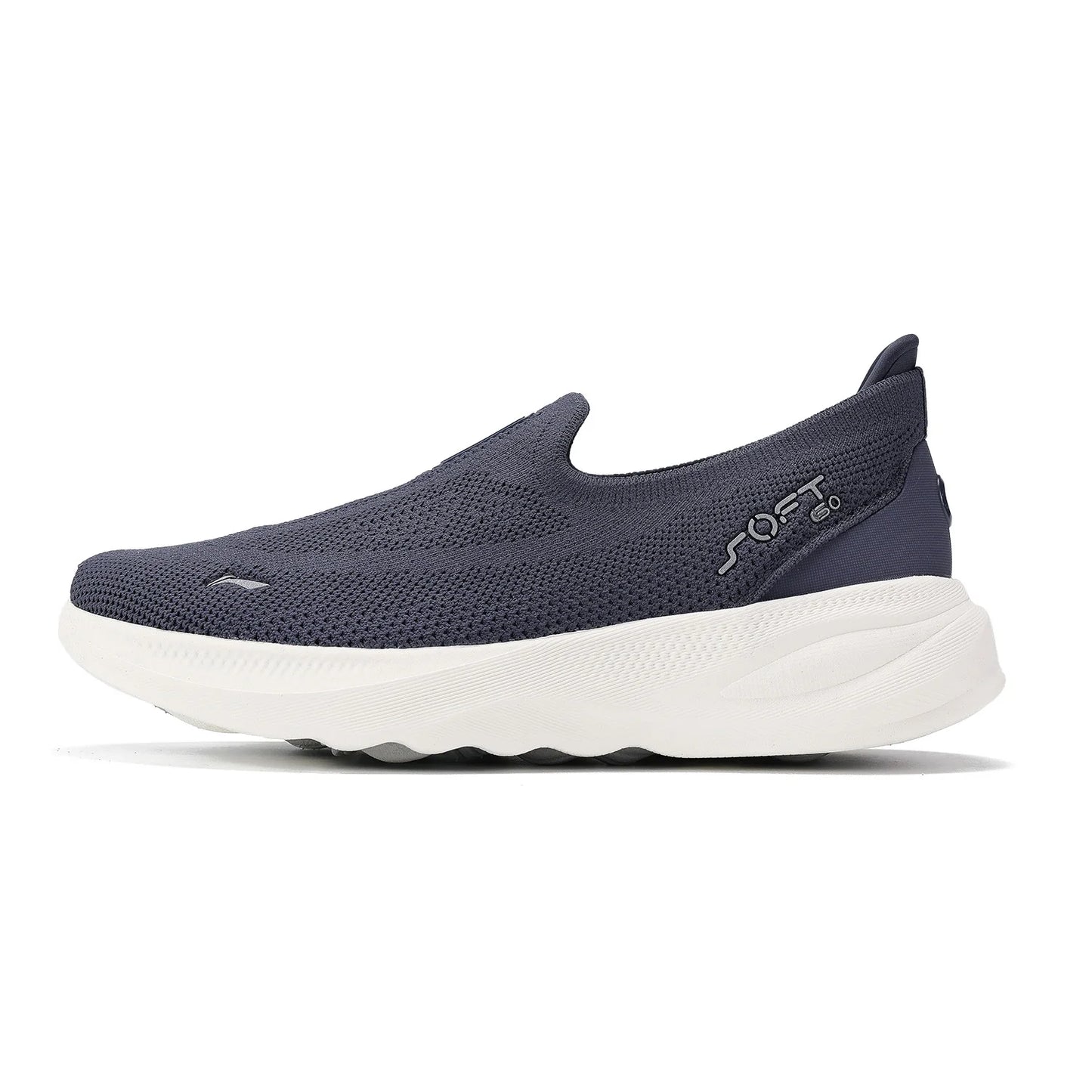 Li-Ning Women SOFT GO 2 KNIT Slip-on Casual Walking Shoes Breathable Cushion Flexible LiNing Comfortable Sports Sneakers AGLV018