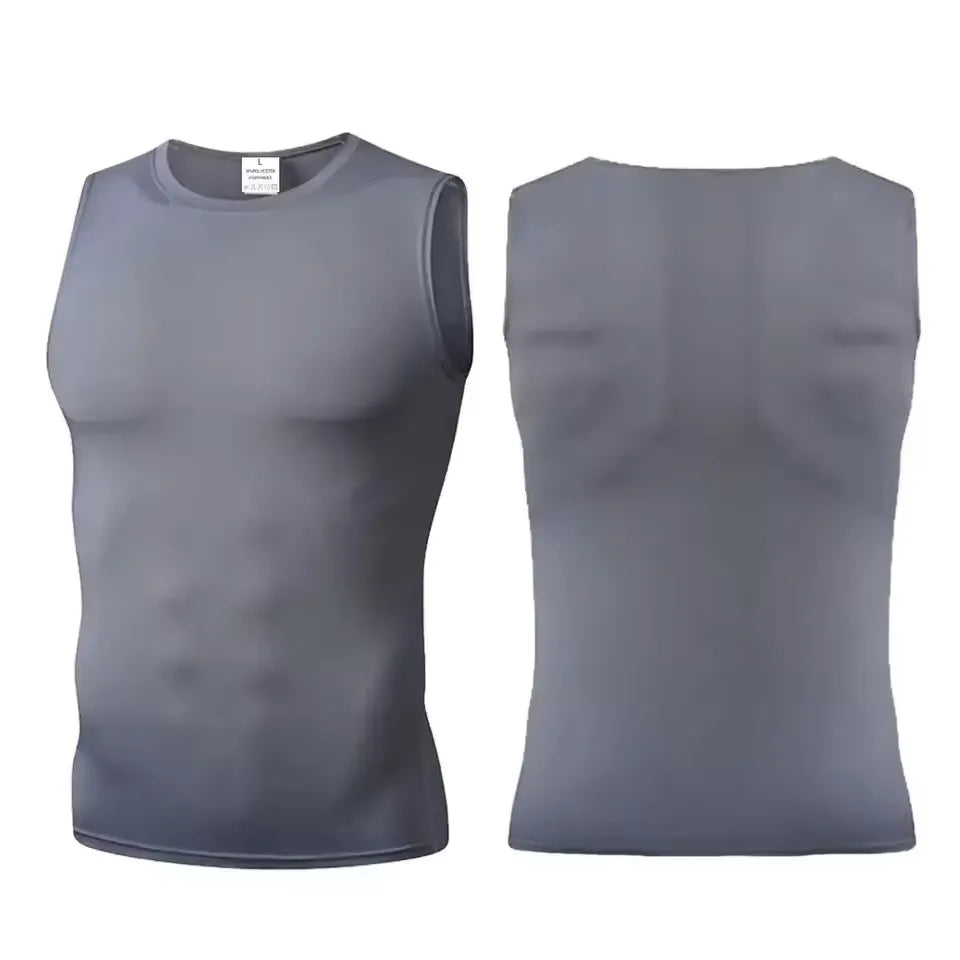 Men’s Compression Tank – Quick-Dry Gym Vest