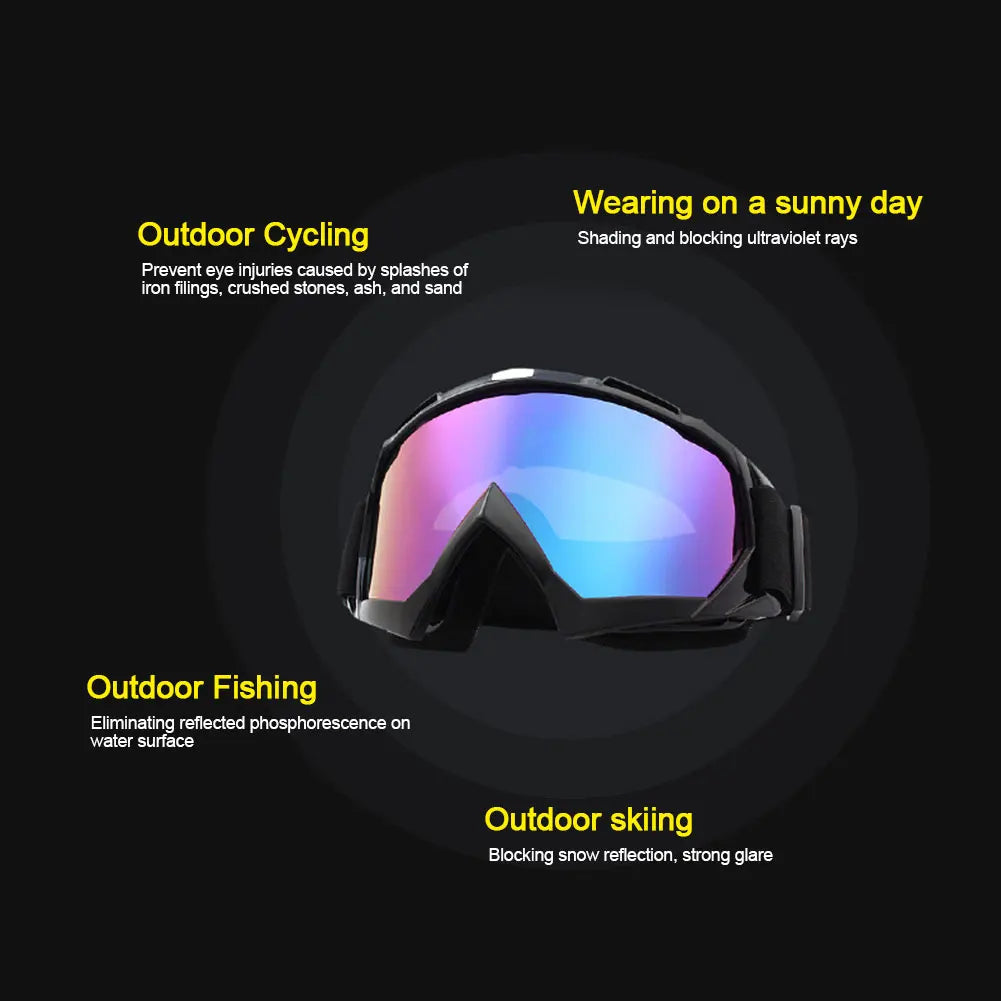 Skiing Goggles Windproof Cycling Sunglasses Anti-Fog Snowboard Ski Glasses Outdoor Sport Eyewear Winter Skiing Sport Accessories