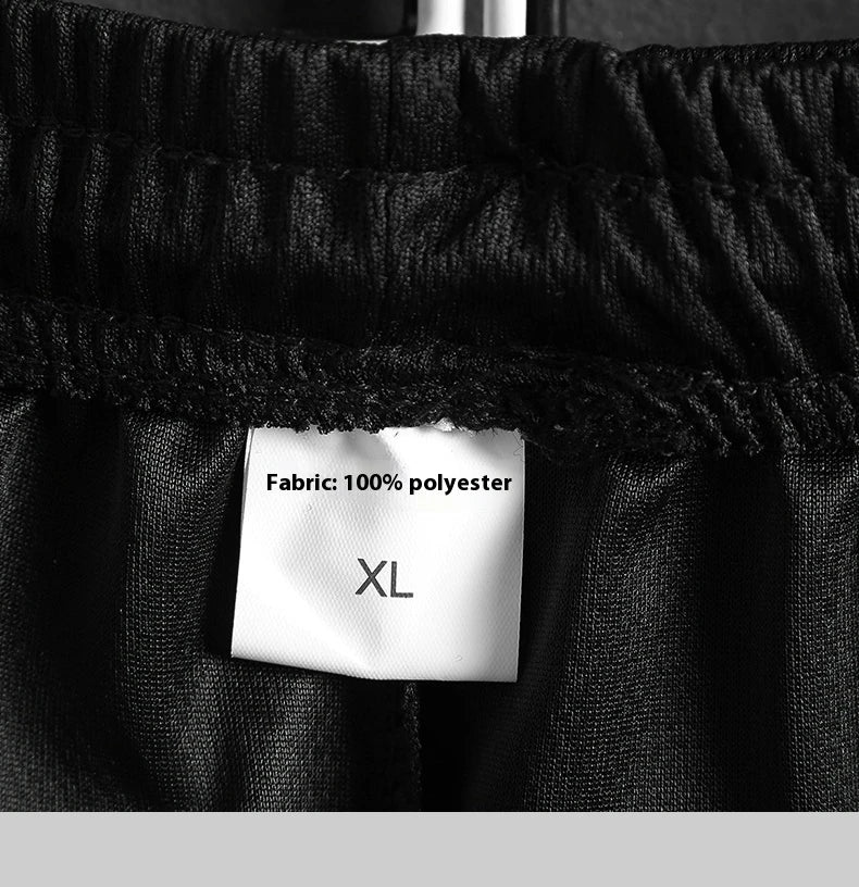 Striped shorts men's and women's outdoor running and fitness pants, lightweight, loose, simple, trendy and versatile pants