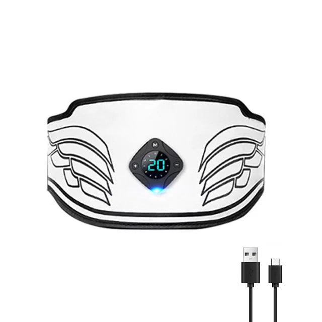 ABS Stimulator Ab Machine Abdominal Toning Belt EMS Muscle Toner USB Fitness Training Gear Loss Weight Equipment Home Gym Office