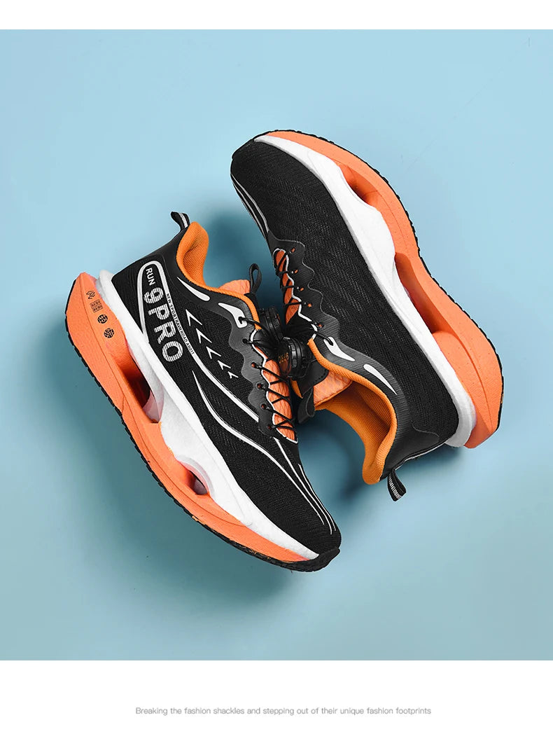 Speciality Carbon Plate Sports Running Shoes Marathon Air Cushion Men Breathable Lightweight Women Comfortable Nonskid Sneakers