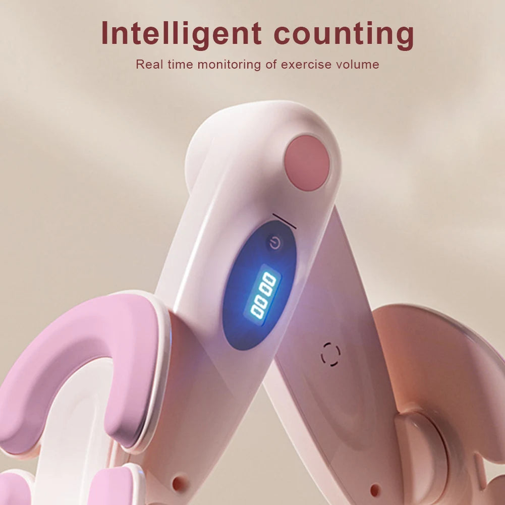 Digital Skinny Legs Clip Strength Adjustable Thigh Fitness Equipment 360° Rotatable Exercise Pelvic Floor Trainer for Women Men