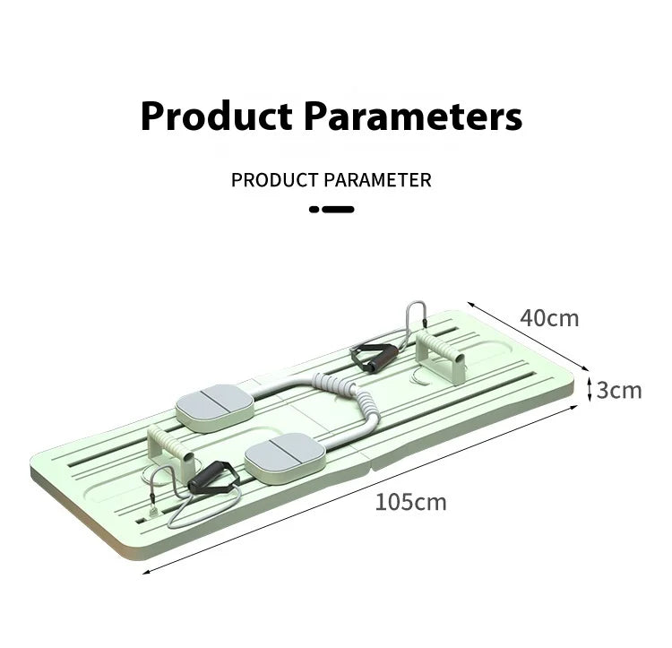 5 in 1 pilates board push up LED display Automatic Rebound Multi Pilates Reformer Set folding Fitness Exercise Equipment