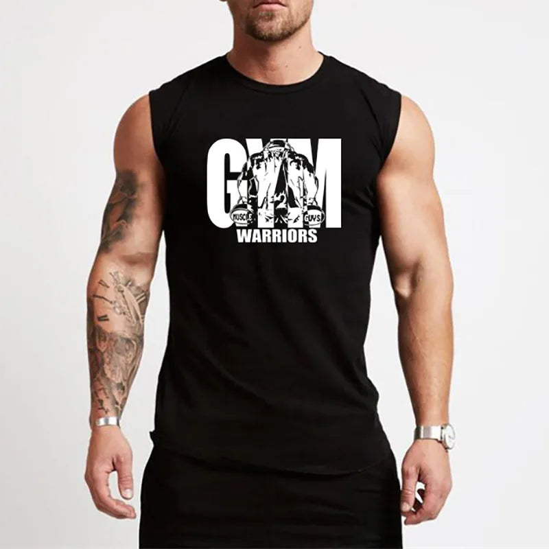 Mens Running Pure Cotton Gym Workout Bodybuilding