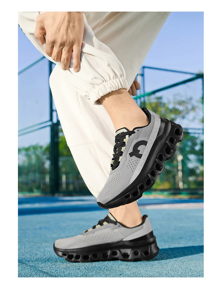 Men's Cushioning Running Shoes Lightweight Athletic Casual Sneakers Male Non-Slip Sports Shoes Outdoor Travel Walking Shoes