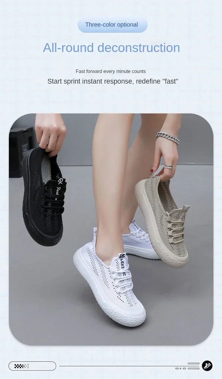 Comfort  Casual Sneaker Breathable   Women'S Shoes Summer 2025 Free Shipp Iing Shoes Lithe Women'S Shoes
