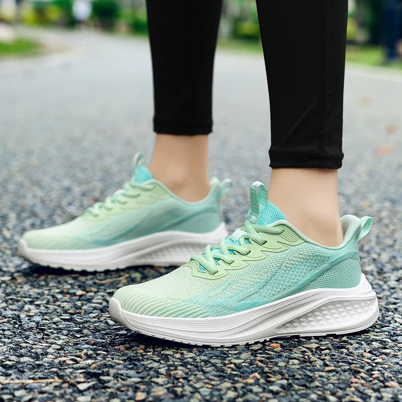 Cheap Summer Running Shoes Man Light Platform Woman Jogging Sneakers Plus Size 48 Breathable Mesh Running Sneakers Male Trainers