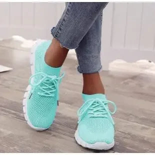New Fashion Women's Shoes Platform Mesh Sneakers Lightweight Breathable Casual Shoes Women's Shoes on Offer