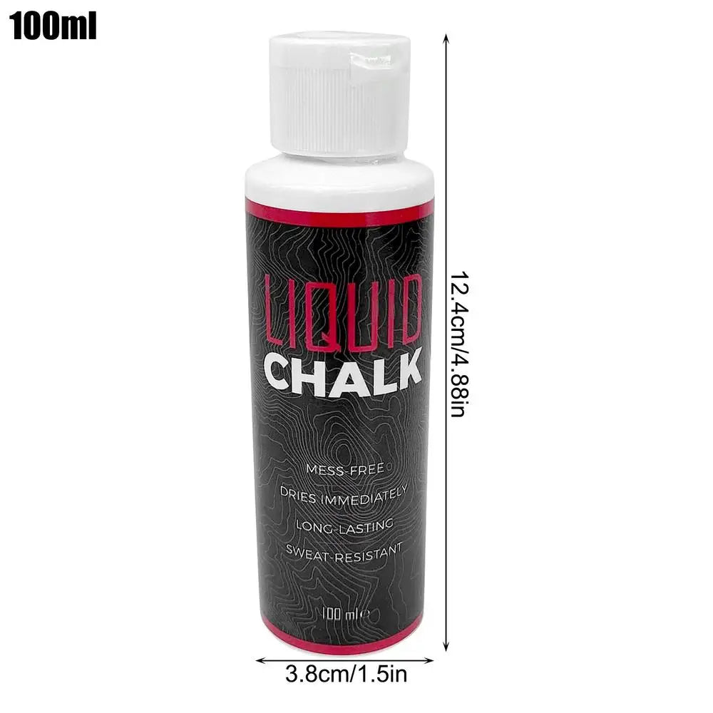 30/50/100ml Liquid Chalk Sports Magnesium Powder Fitness Weight Lifting Anti Slip Cream Grip WeightLifting Climbing Gym Sport