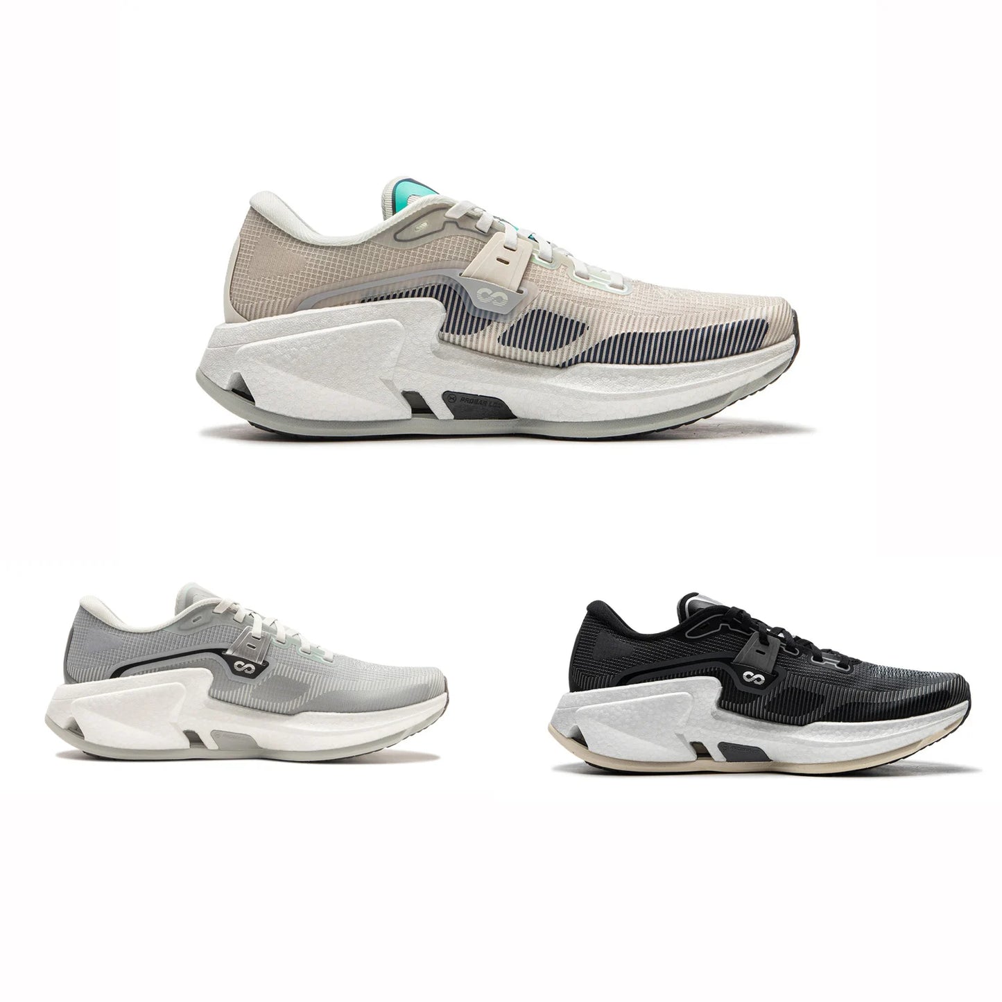 Li-Ning Men FURIOUS RIDER 8 Stability Running Shoes BOOM Cushion Stable Support Sport Shoes Anti-slip Wearable Sneakers ARZU007