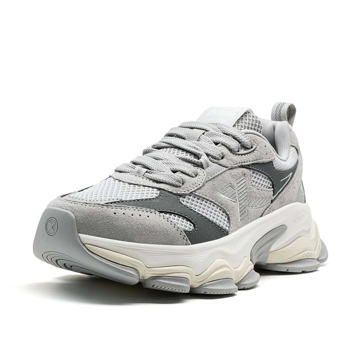 Xtep Chinoiserie Casual Shoes For Men 2025 Spring Vintage Thick Sole Fashion Sports Shoes Wear-Resistant  Sneakers 875119320001