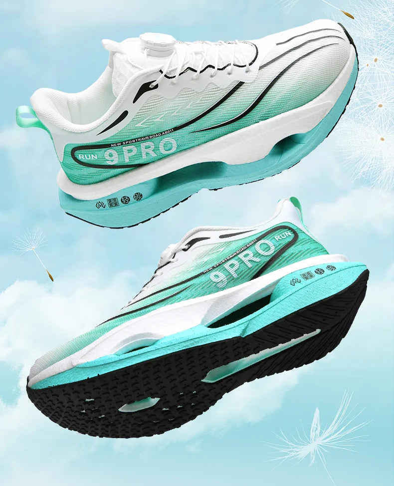 Speciality Carbon Plate Sports Running Shoes Marathon Air Cushion Men Breathable Lightweight Women Comfortable Nonskid Sneakers