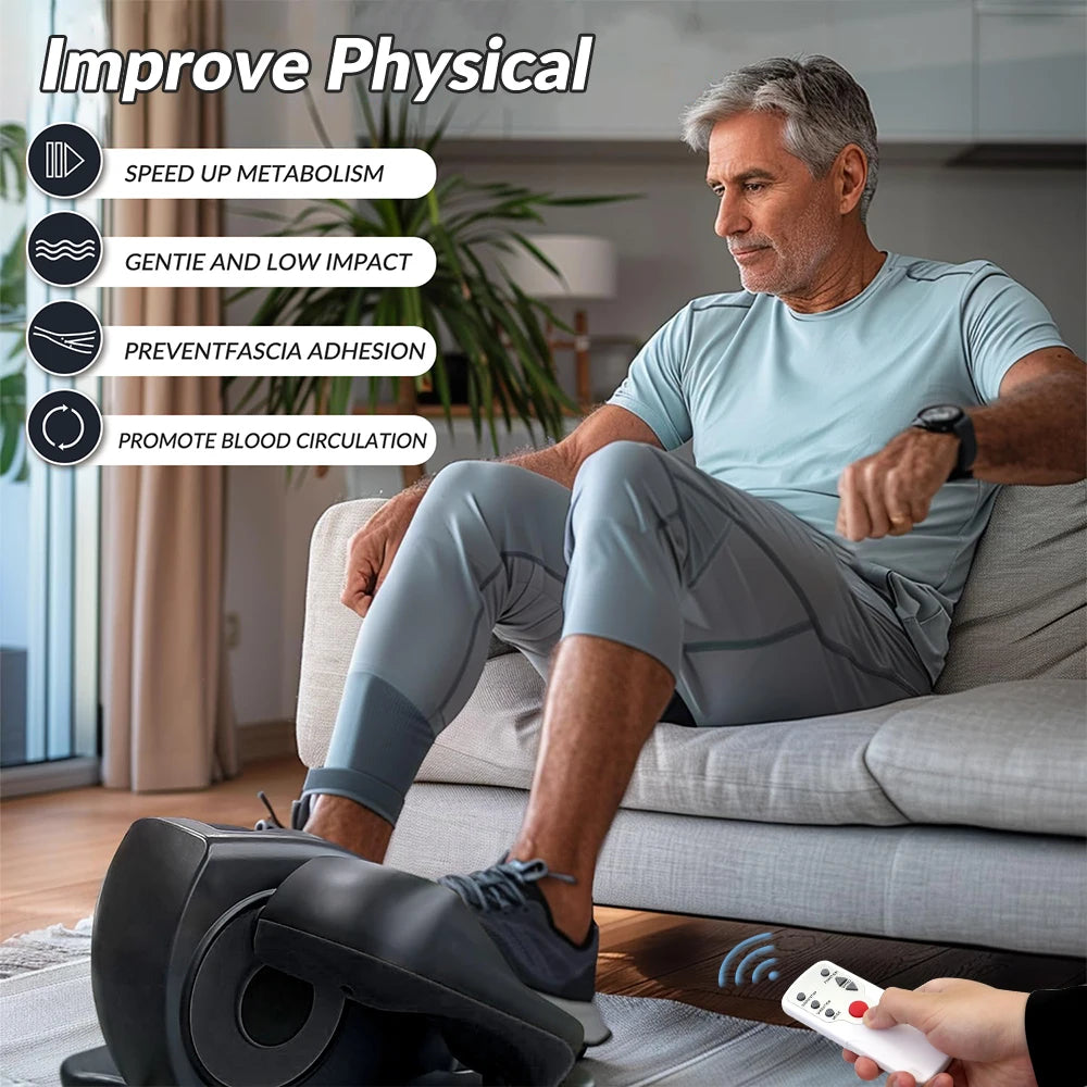 Electric Elliptical Machine Under Desk Pedal Exerciser Leg Home Fitness Small Multi-functional Silent Mini Trainer Portable