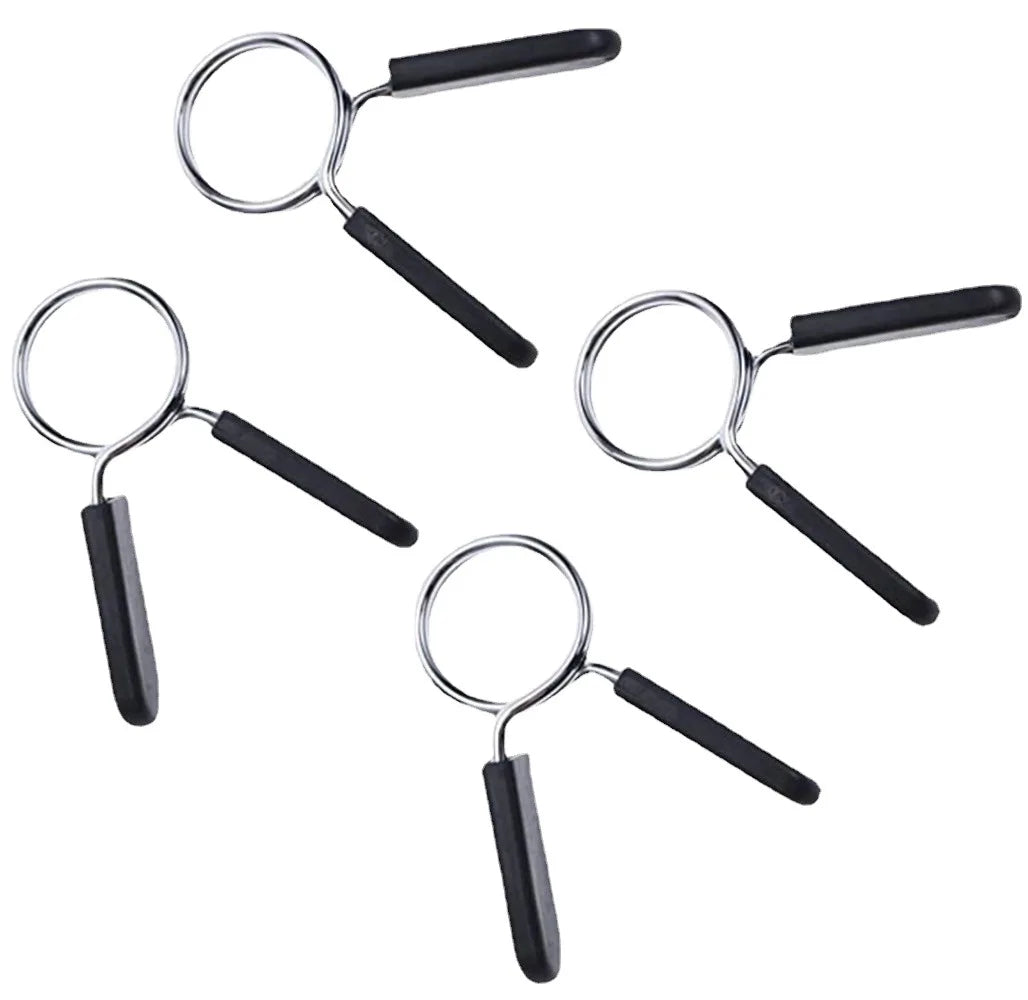 2pcs/lot 25/28/30mm Barbell Clamp Spring Collar Clip Gym Dumbbell Lock Standard Weight Lifting Kit Fitness Body Building Workout