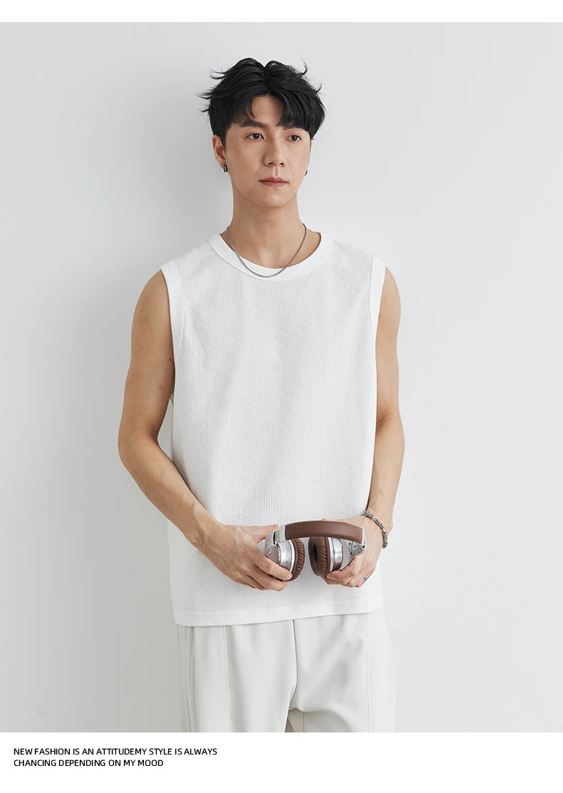 Men's sports, summer fitness tank top