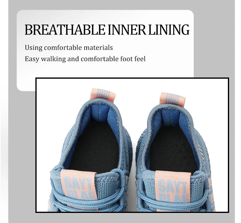 Women's work safety shoes are anti smashing, anti piercing, anti slip, wear-resistant, and outdoor fashionable sports shoes