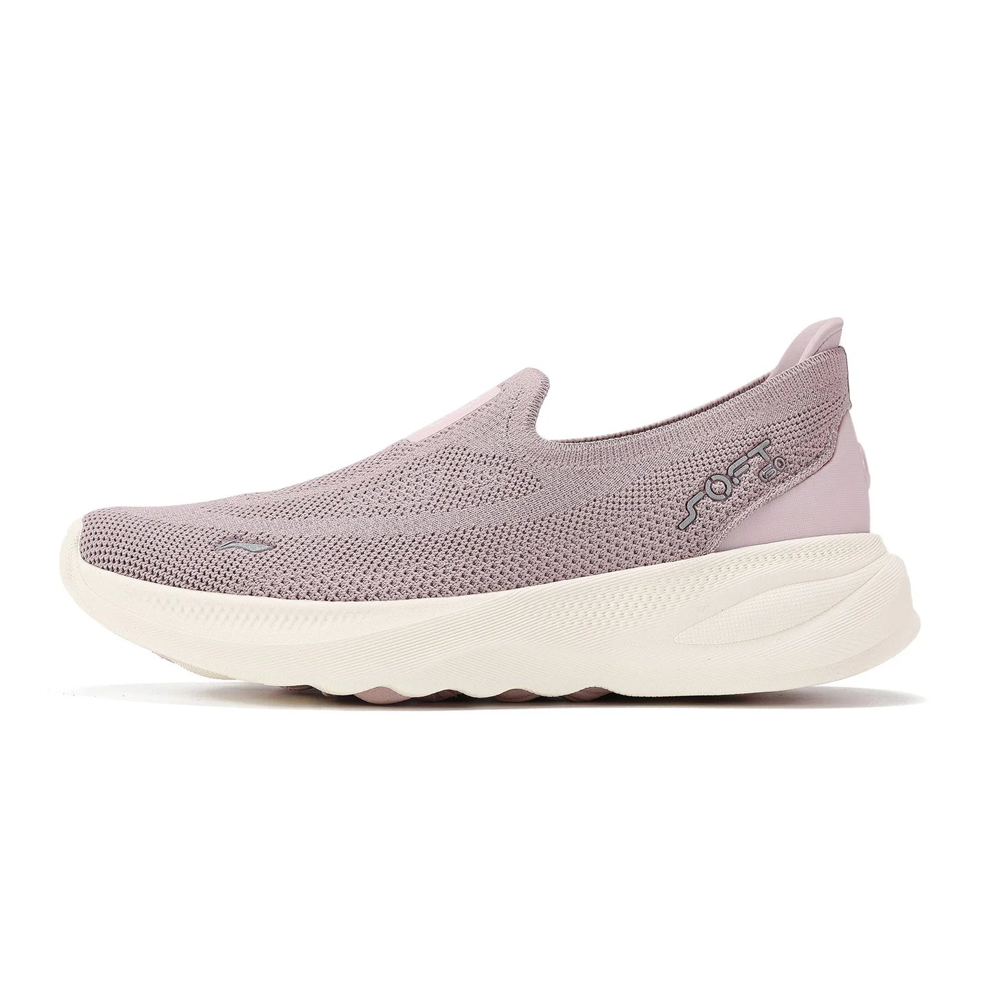 Li-Ning Women SOFT GO 2 KNIT Slip-on Casual Walking Shoes Breathable Cushion Flexible LiNing Comfortable Sports Sneakers AGLV018